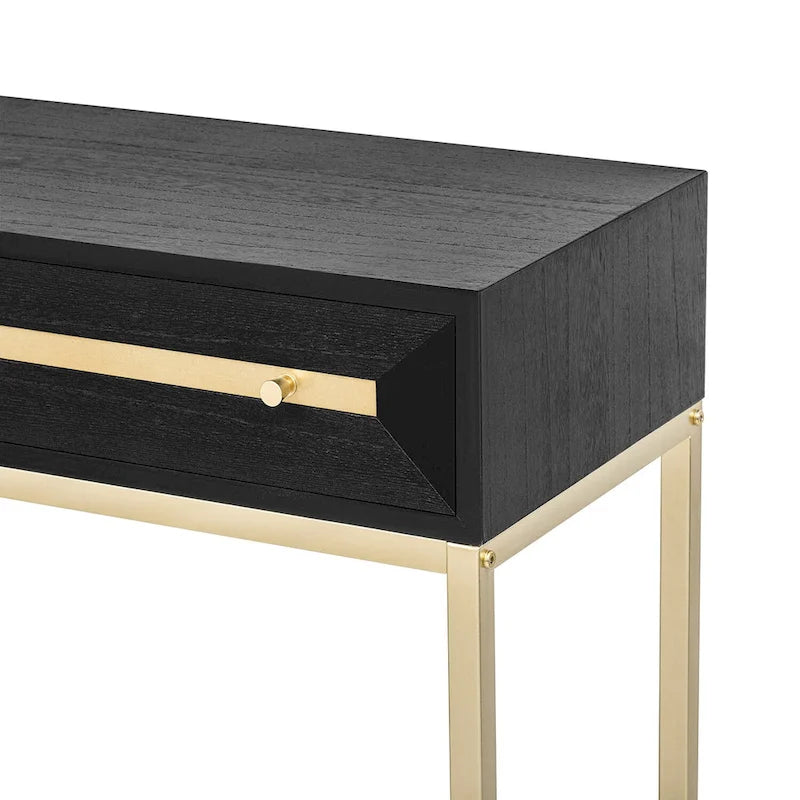 Houten consoletafel voor hal met 2 laden voor woonkamer en hal