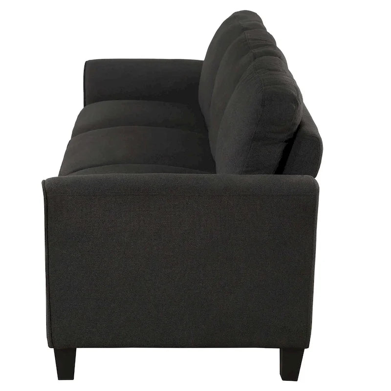 Sofa 3-osobowa z lnianą tapicerką