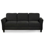 Sofa 3-osobowa z lnianą tapicerką