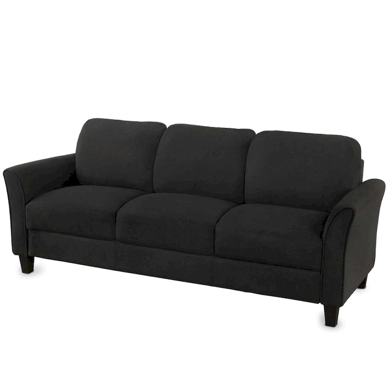 Sofa 3-osobowa z lnianą tapicerką