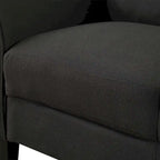 Sofa 3-osobowa z lnianą tapicerką