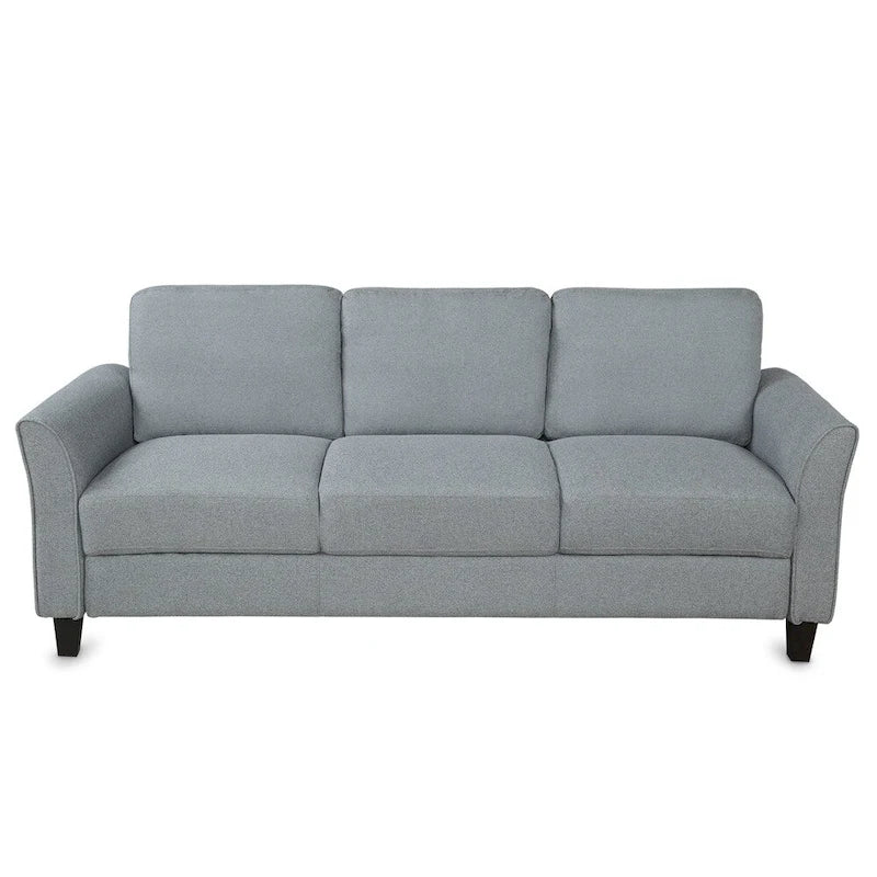 Sofa 3-osobowa z lnianą tapicerką
