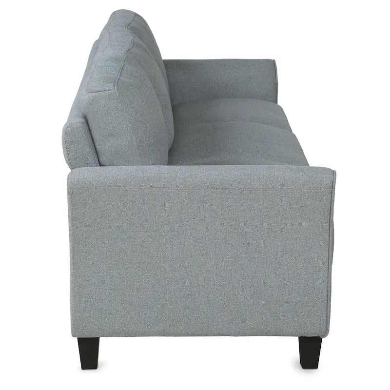 Sofa 3-osobowa z lnianą tapicerką
