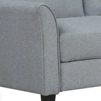 Sofa 3-osobowa z lnianą tapicerką