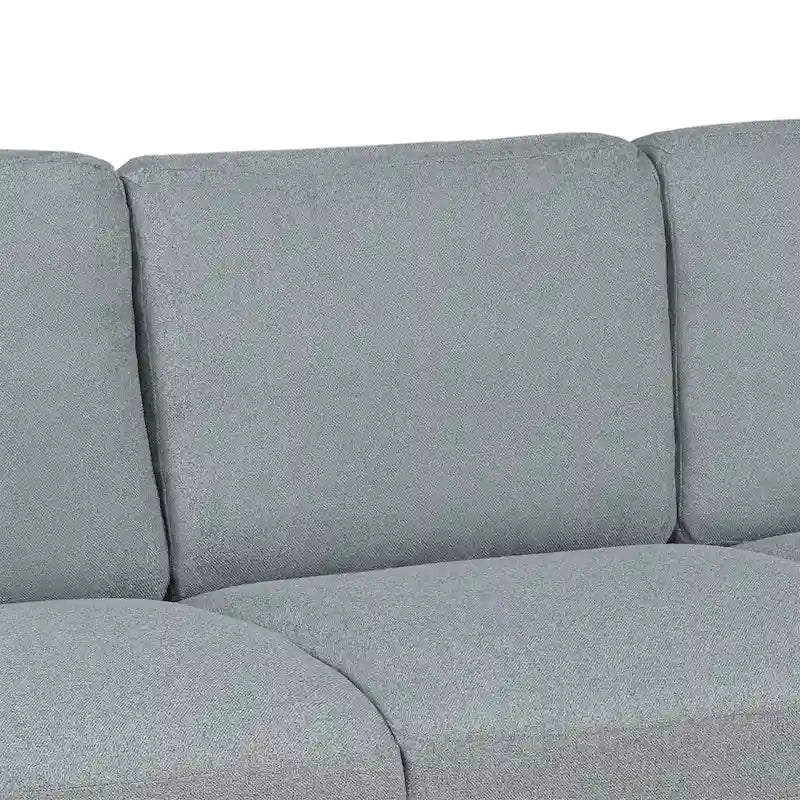 Sofa 3-osobowa z lnianą tapicerką
