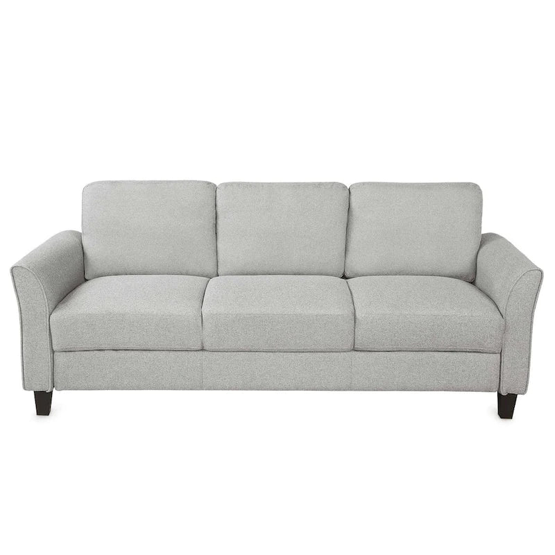Sofa 3-osobowa z lnianą tapicerką