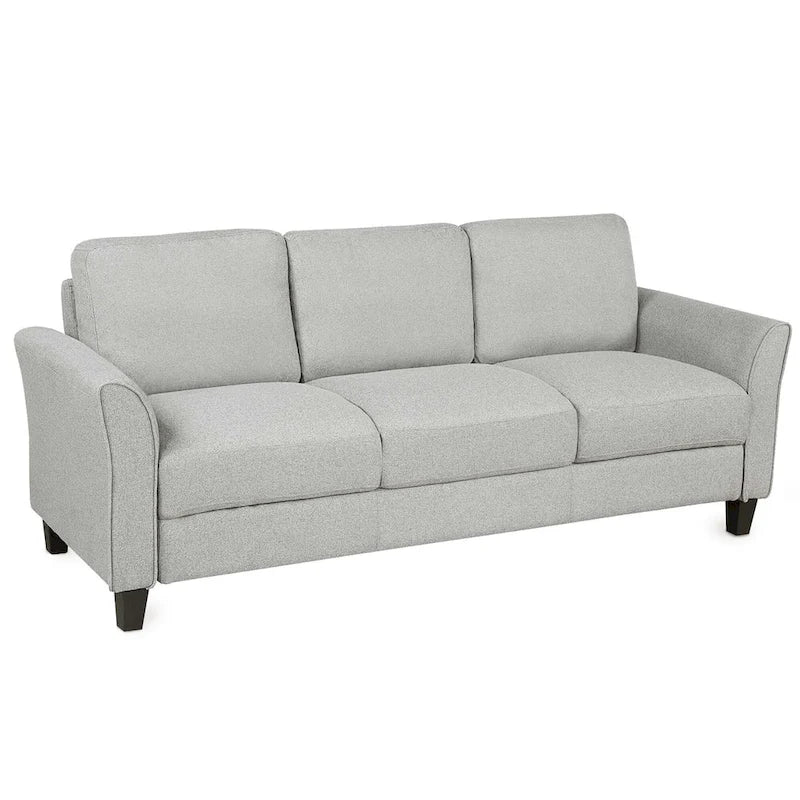 Sofa 3-osobowa z lnianą tapicerką