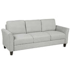 Sofa 3-osobowa z lnianą tapicerką