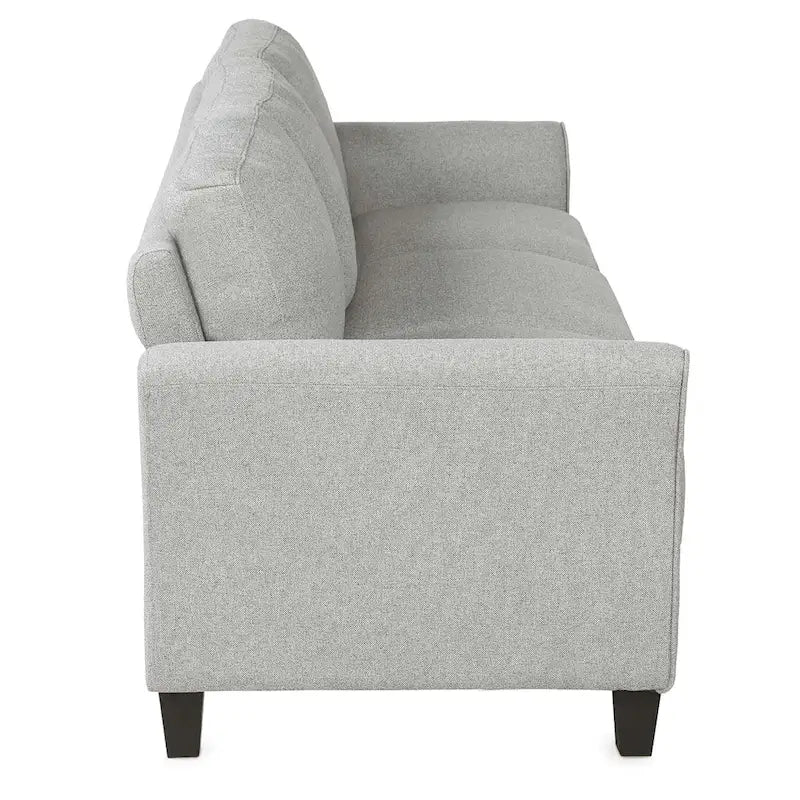 Sofa 3-osobowa z lnianą tapicerką
