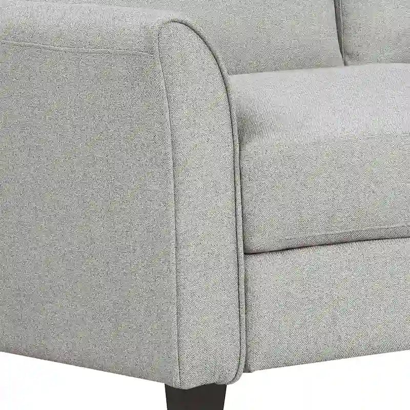 Sofa 3-osobowa z lnianą tapicerką