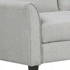 Sofa 3-osobowa z lnianą tapicerką