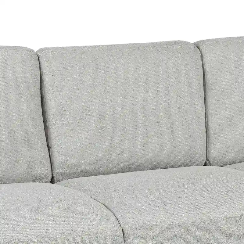 Sofa 3-osobowa z lnianą tapicerką