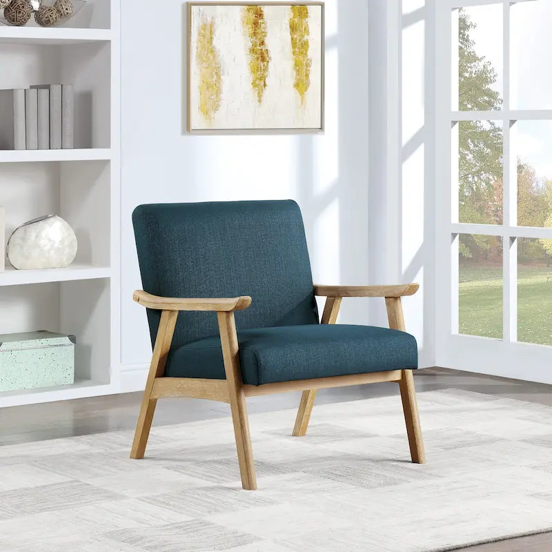 Mid-Century Fabric Upholstered Chair