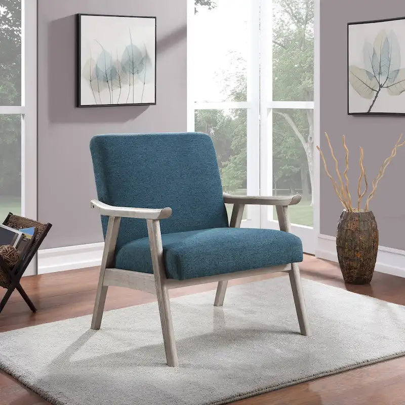 Mid-Century Fabric Upholstered Chair