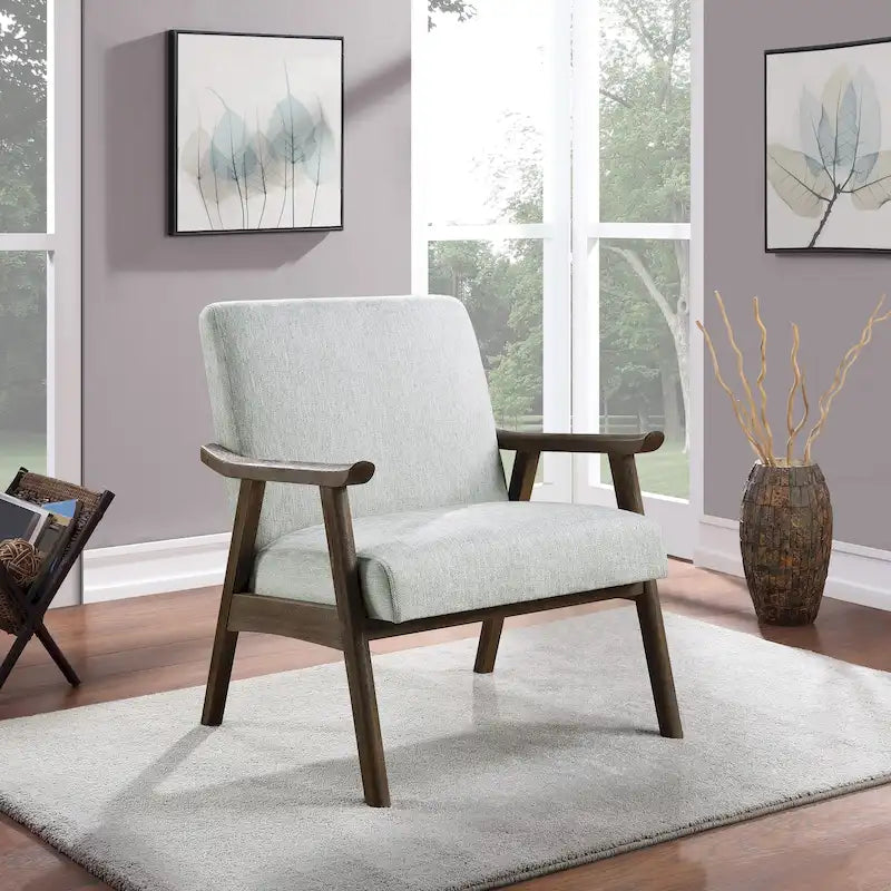 Mid-Century Fabric Upholstered Chair