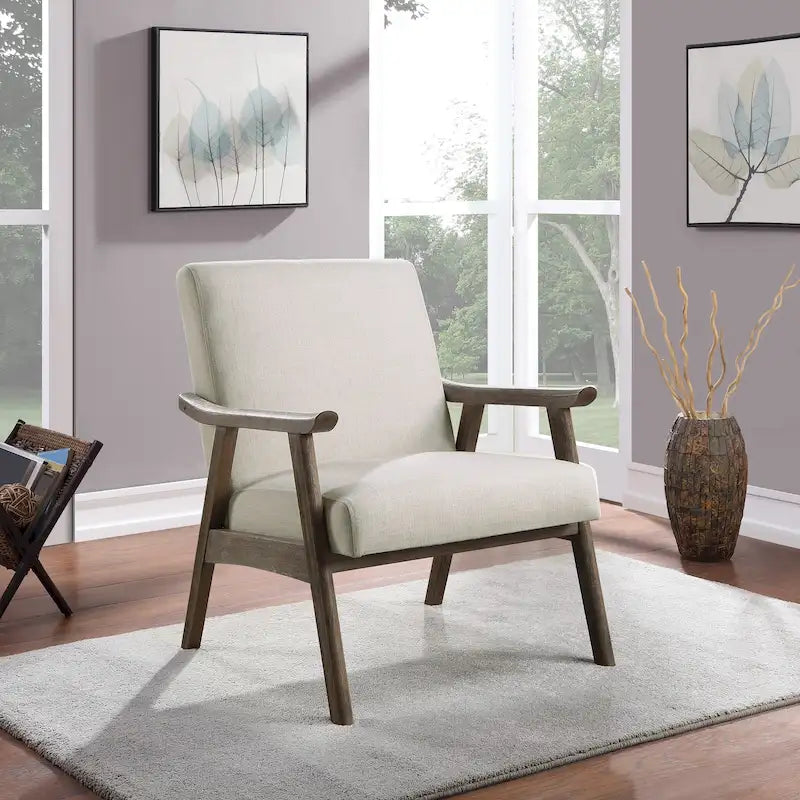 Mid-Century Fabric Upholstered Chair