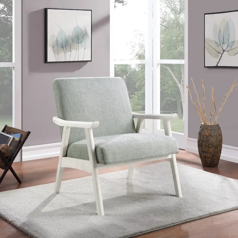 Mid-Century Fabric Upholstered Chair