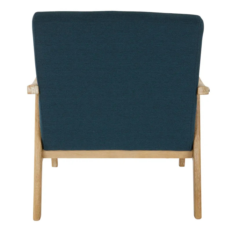 Polsterstuhl aus Stoff im Mid-Century-Stil