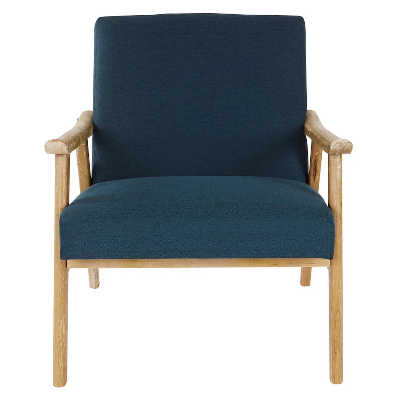 Polsterstuhl aus Stoff im Mid-Century-Stil