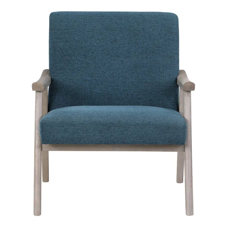 Polsterstuhl aus Stoff im Mid-Century-Stil