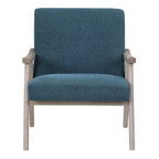 Polsterstuhl aus Stoff im Mid-Century-Stil