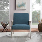 Polsterstuhl aus Stoff im Mid-Century-Stil