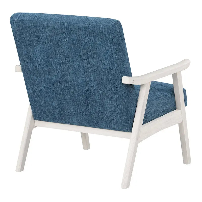 Polsterstuhl aus Stoff im Mid-Century-Stil