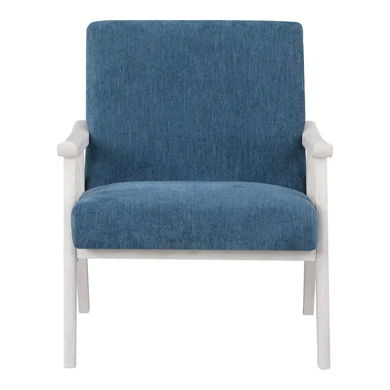 Polsterstuhl aus Stoff im Mid-Century-Stil