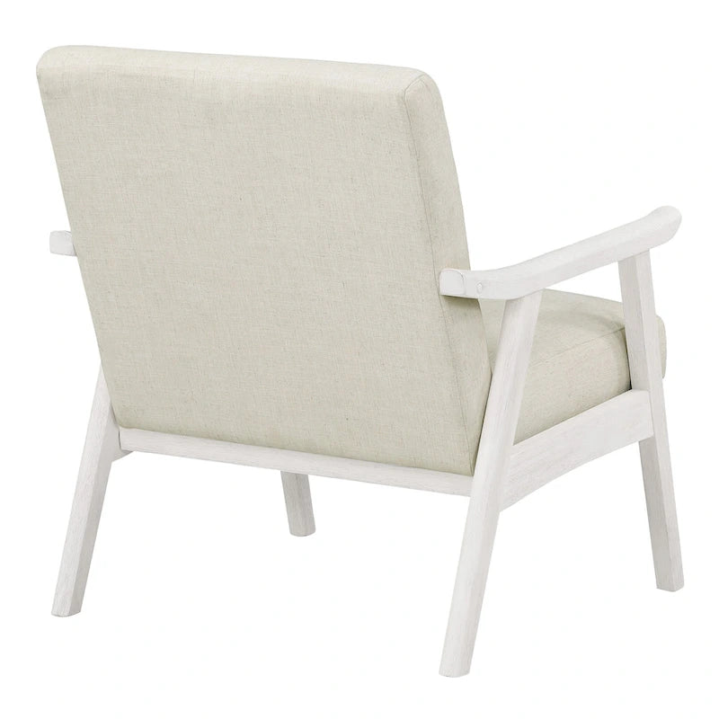 Polsterstuhl aus Stoff im Mid-Century-Stil