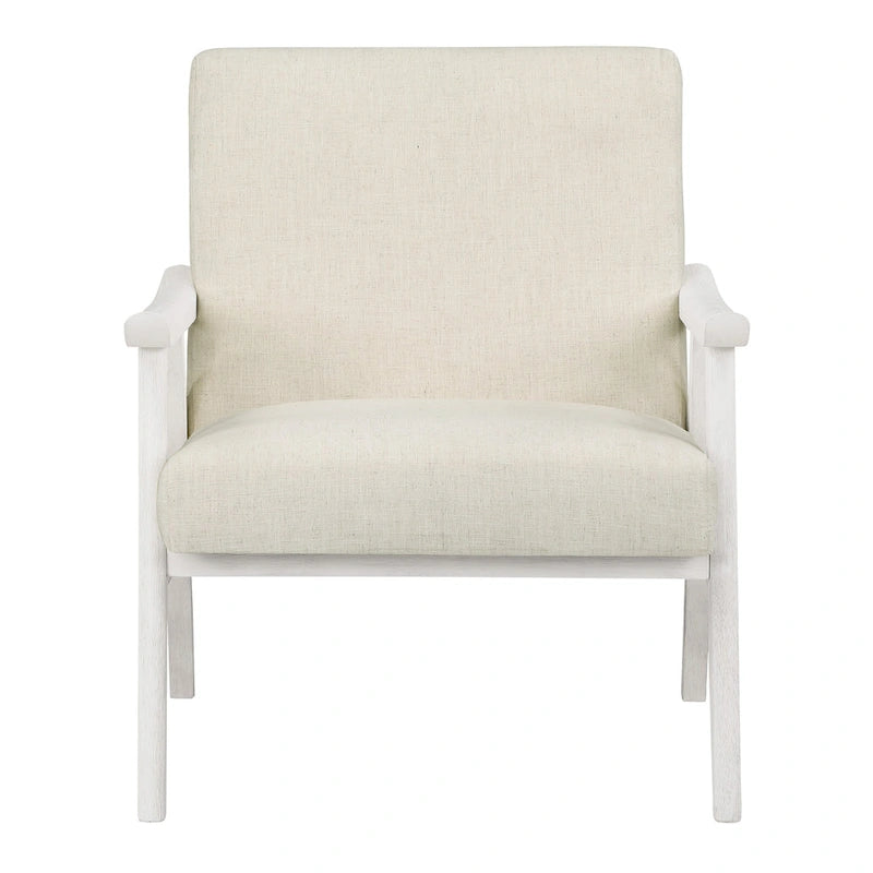 Polsterstuhl aus Stoff im Mid-Century-Stil