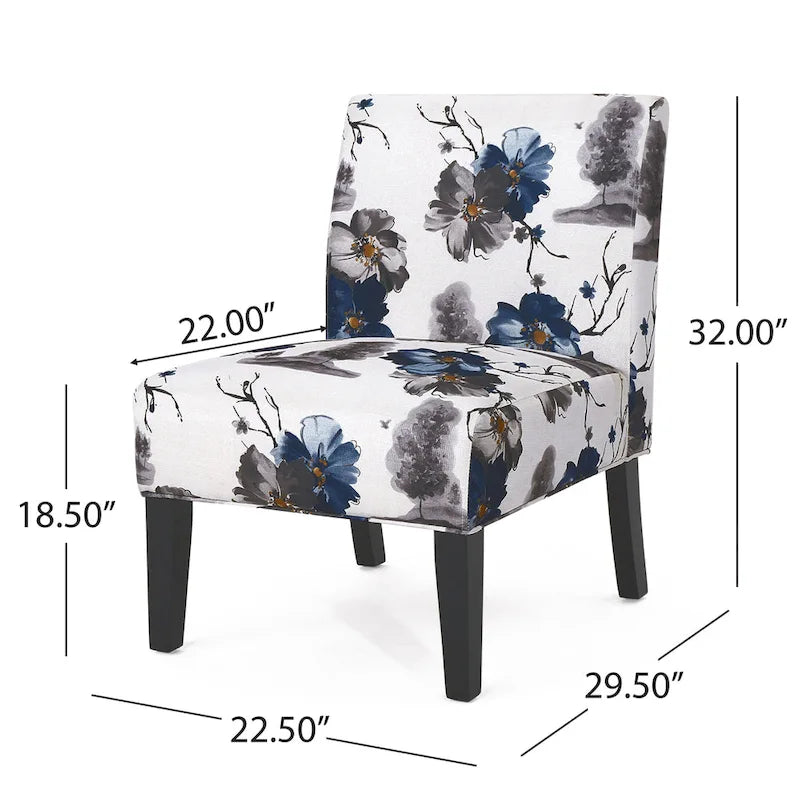 Contemporary Slipper Accent Chair