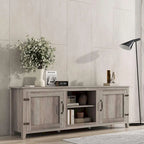Modern Entertainment Center with Doors for 55 65 70 75 inch TV Stand - M