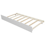 Twin Size Wooden Platform Bed with Trundle