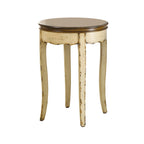 Transitional 18 Inch Round Side Table