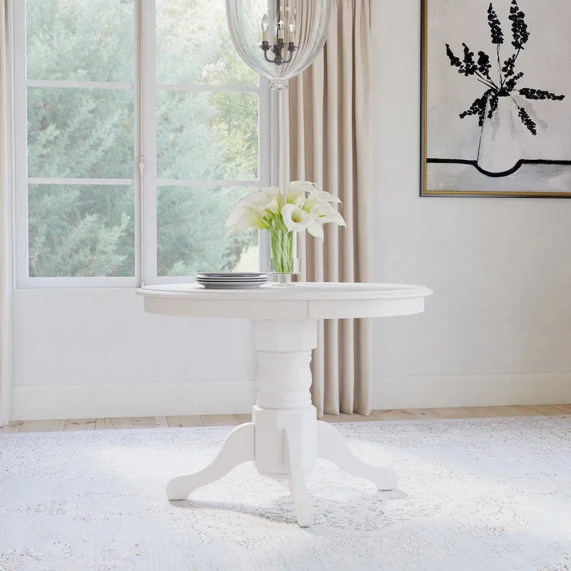Runder Esstisch mit Mittelsäule, 107 cm