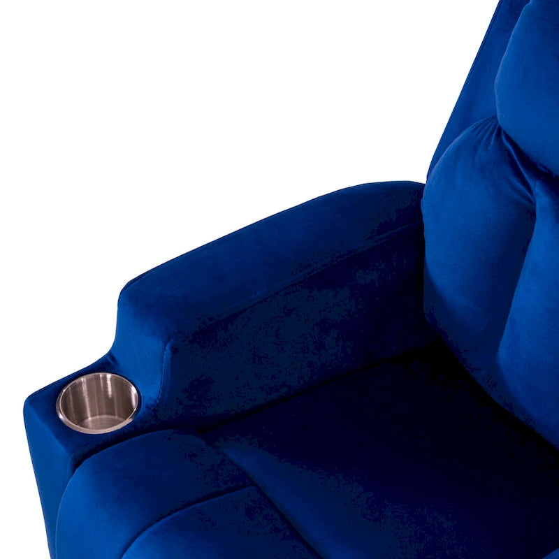 Super Deluxe Kids Recliner with Footrest, Headrest and 2 Cup Holders