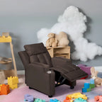Super Deluxe Kids Recliner with Footrest, Headrest and 2 Cup Holders