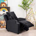 Super Deluxe Kids Recliner with Footrest, Headrest and 2 Cup Holders