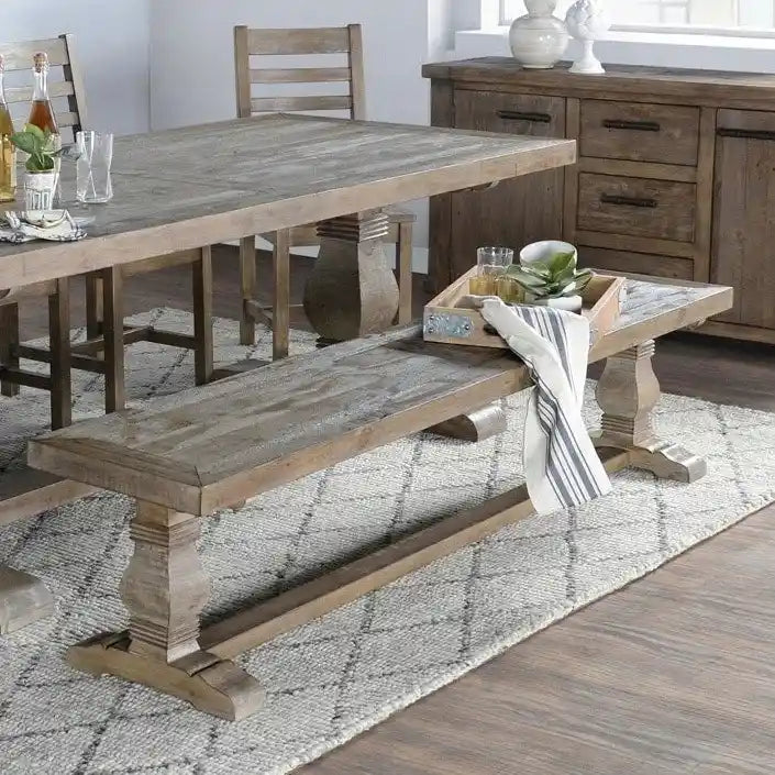 Kasey Reclaimed Wood Dining Bench by Kosas Home