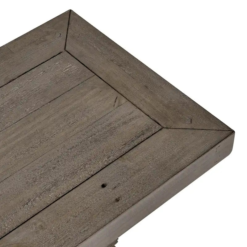 Eetkamerbank van hergebruikt hout