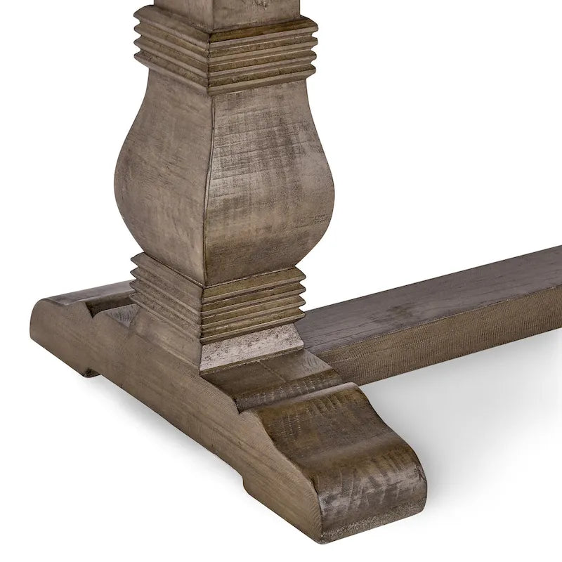 Eetkamerbank van hergebruikt hout