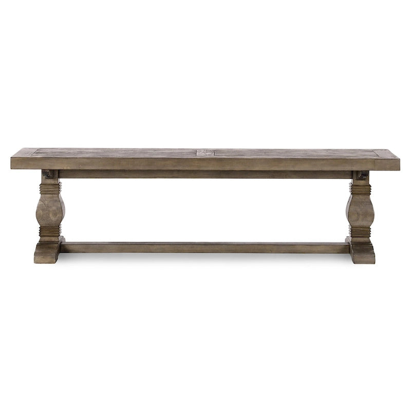 Eetkamerbank van hergebruikt hout