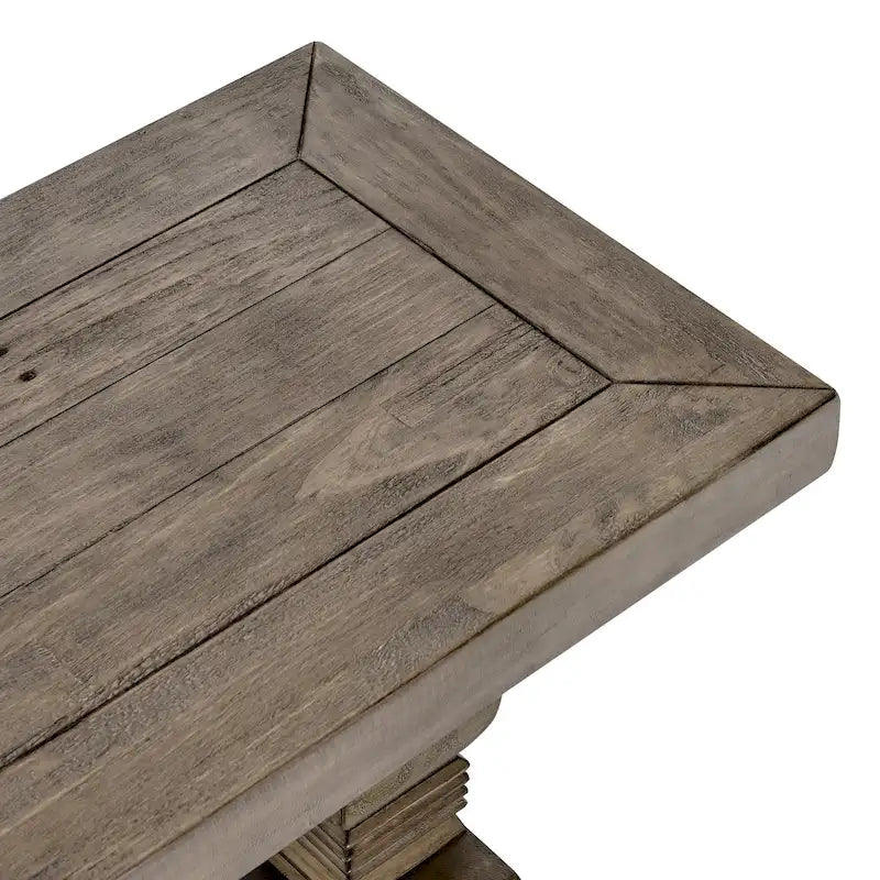 Eetkamerbank van hergebruikt hout