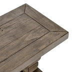 Eetkamerbank van hergebruikt hout