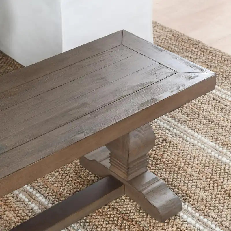 Eetkamerbank van hergebruikt hout