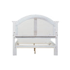 Paneelbed in cottage-stijl, oesterwit