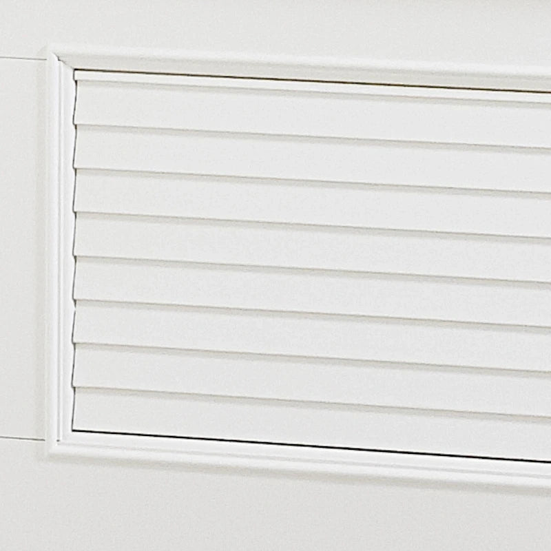 Paneelbed in cottage-stijl, oesterwit