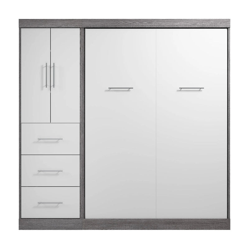 Murphy-Bett in Full-Größe mit Kleiderschrank (84W)