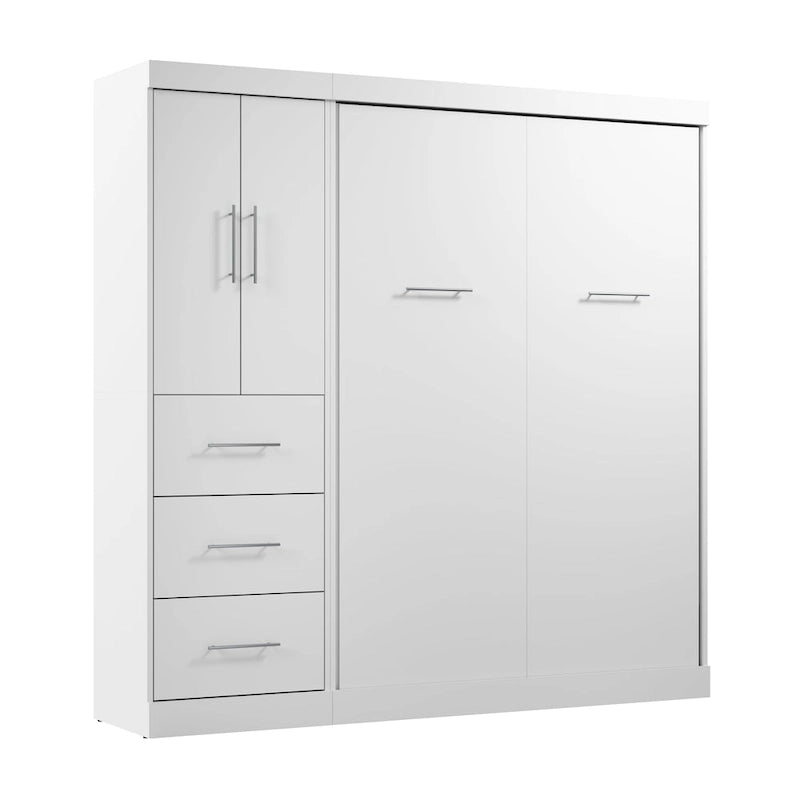 Murphy-Bett in Full-Größe mit Kleiderschrank (84W)
