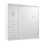 Murphy-Bett in Full-Größe mit Kleiderschrank (84W)